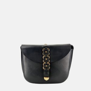 Le Sab June Alba Crossbody Bag in Black