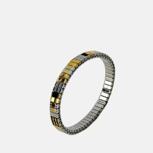 SIG 6 Gold and Silver Bracelet