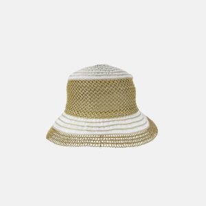 Raffia Mesh Foldable Bucket Hat
