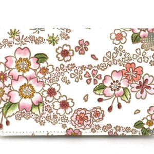 Dancing Cherry Blossoms Business Card Case