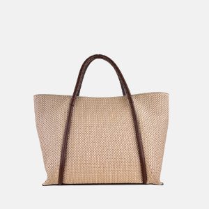 Isa Large Raffia Tote