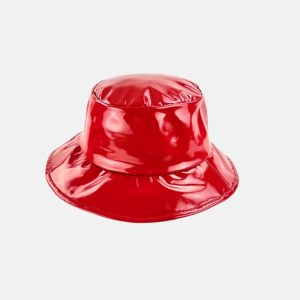 Glossy Bucket Rain Hat
