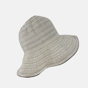 Penelope Flax Blend Floppy Hat