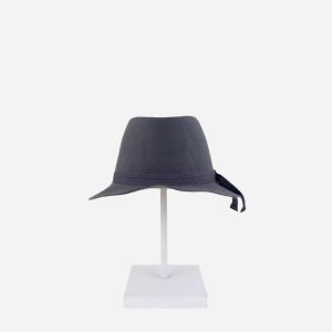 Wool Fedora with Ribbon