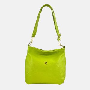 Contrast Trim Medium Crossbody in Lime