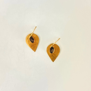 Large Hummingbird Garnet 18K Drops