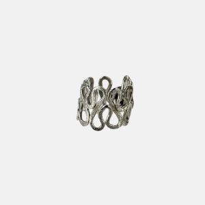 Silver Swirls Ring