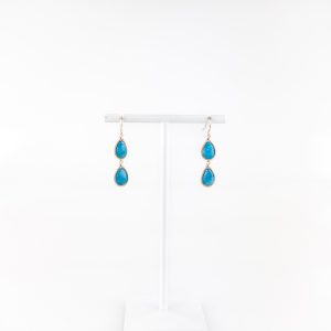 Double Teardrop Earring Apatite