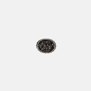 Pewter Druzy Ring
