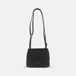 Triple Compartment Leather Satchel