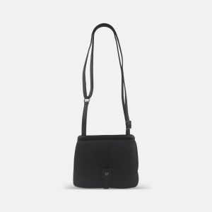 Triple Compartment Leather Satchel