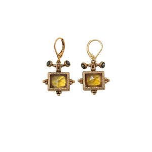 SONIA Earrings in Citrine