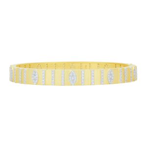 Brooklyn in Bloom Wide Hinge Bangle