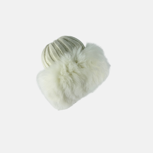 Cashmere Russian Hat in Cream