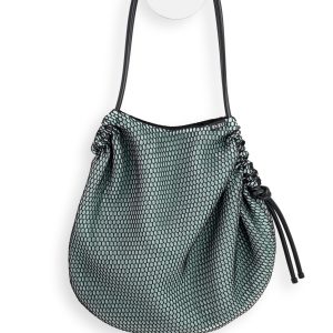 COCCÓ Neo Tote in Black and Mint Hive