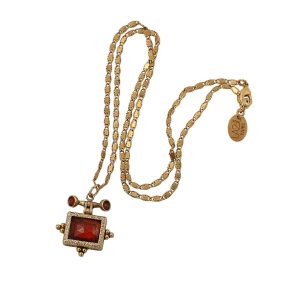 SONIA Necklace in Hessonite