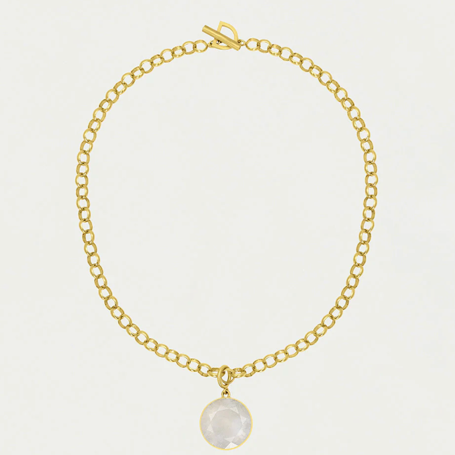 New Signature Collar Necklace in Moonstone