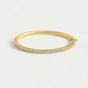 Signature Pave Hinge Bangle