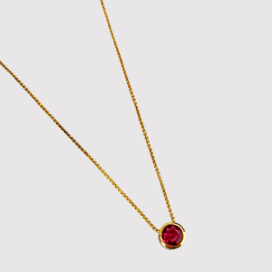 Signature Midi Knockout Rose Pendant