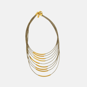 Golden Arcs Necklace