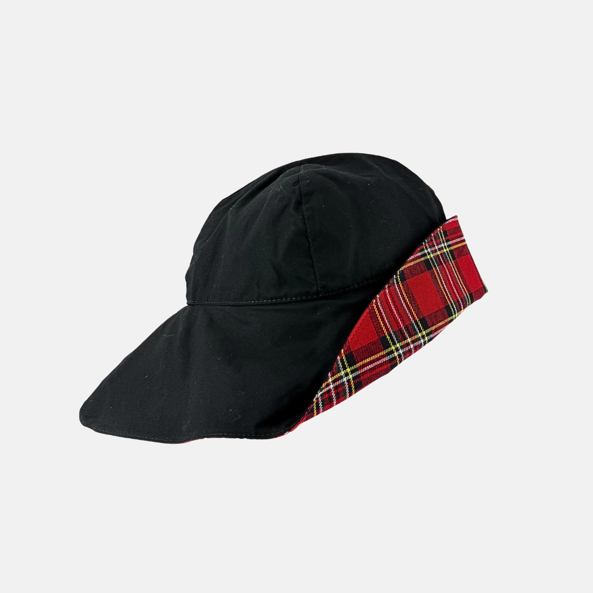 Black Fisherman Style Rain Hat
