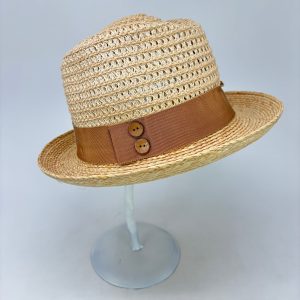 Raffia Tan Trilby