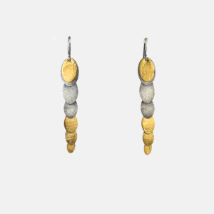 Long Oval Pivot Earrings