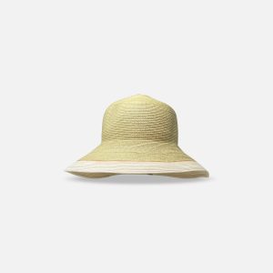 Miriam Paper Bucket Hat with Contrast Trim