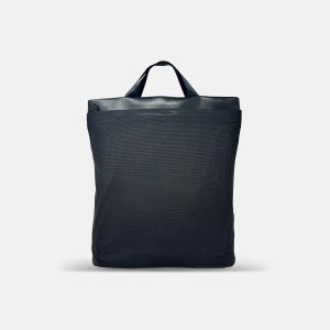 Backpack in Black Swim Mesh