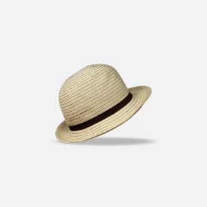 Crushable Fedora with Slim Ribbon