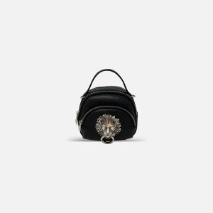 Small Leather Lion Multi Pocket Handbag