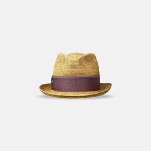 Raffia Purple Trilby