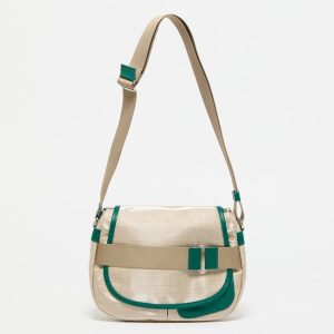 PETIT GABY Linen Summer Messenger Bag