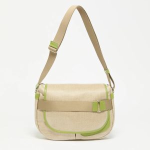 GABY Linen Summer Messenger Bag