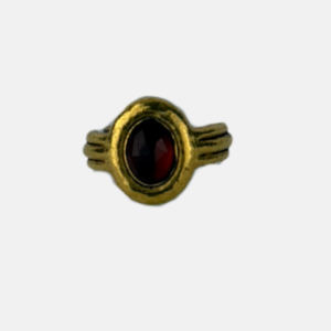 RHODA Hessonite Signet Ring