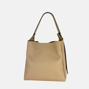 Eva Large Leather Bucket Bag
