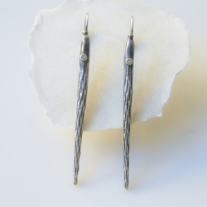Diamond Spear Earrings
