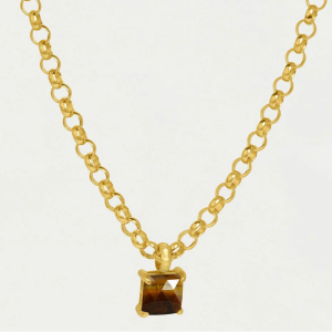 Nomad Tiger's Eye Statement Collar