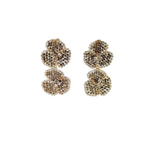 Camelia Double Flower Earrings