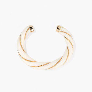 Diana Bangle Bracelet Ivory