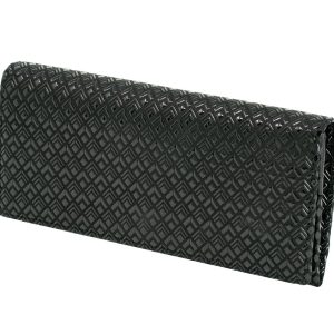 Long Deerskin Wallet Diamond Frame