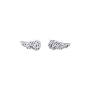 Angel Wing Diamond Earrings