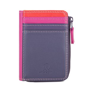 Small Zip Purse in Sangria