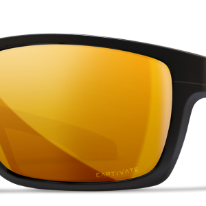 WX Kingpin - Matte Black | Captivate Polarized Bronze Mirror